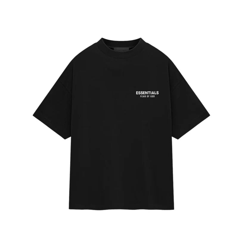 T-Shirt Flece Black Essentials