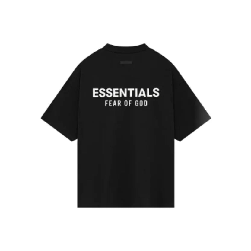T-Shirt Flece Black Essentials